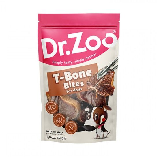 SNACK DR ZOO T-BONE BITE 130GR SNACK DR ZOO T-BONE BITE 130GR