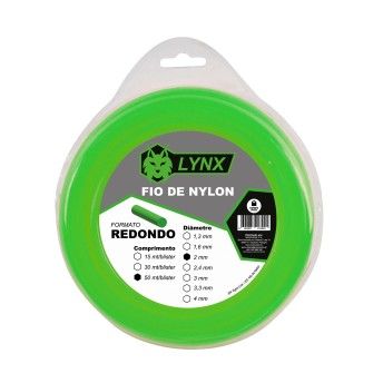 FIO NYLON REDONDO 2MM 50M LYNX