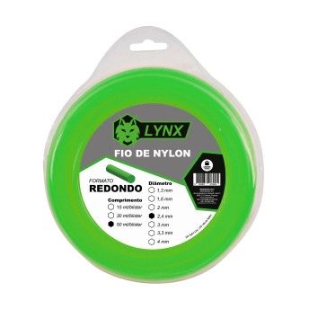 FIO NYLON REDONDO 2,4MM 50M LYNX