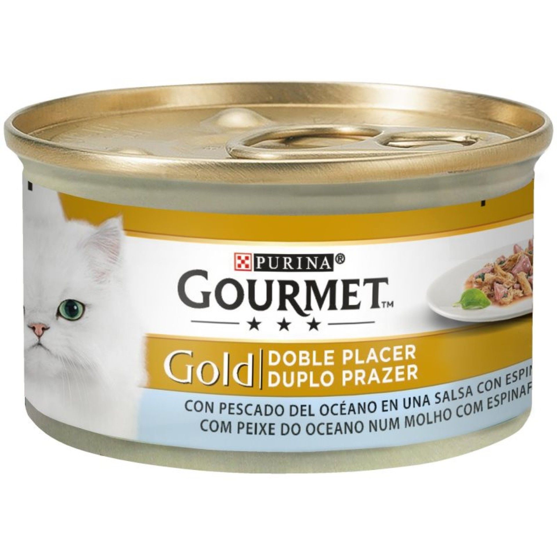 ALIMENTO GATO GOURMET GOLD DUO PEIXE OCEAN 85GR ALIMENTO GATO GOURMET GOLD DUO PEIXE OCEAN 85GR