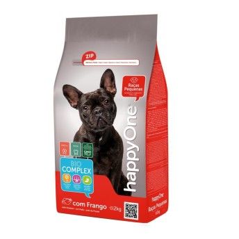 ALIMENTO SECO C�O RA�AS PEQUENAS HAPPYONE 2KG