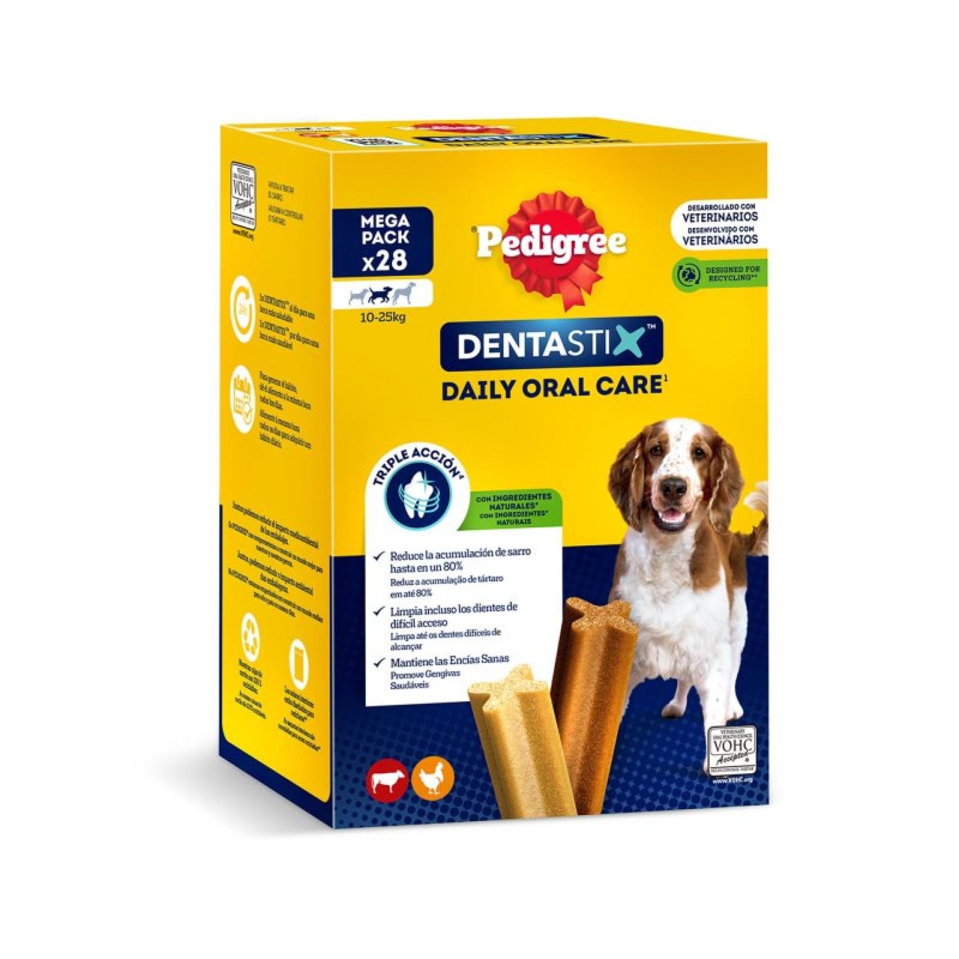 SNACK C�O PEDIGREE DENTASTIX 28UN