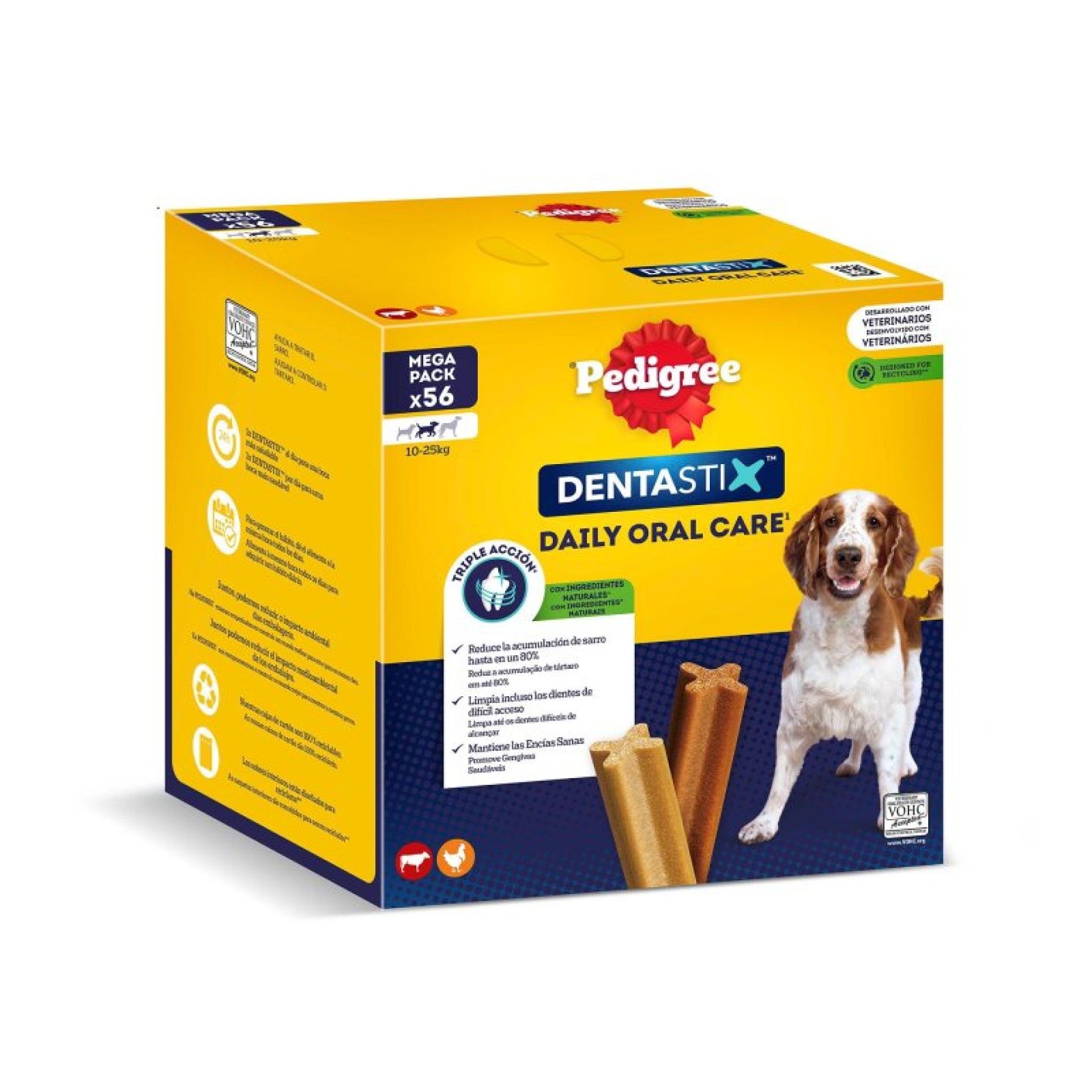 SNACK CÃO PEDIGREE DENTASTIX MÉDIO 56UN SNACK CÃO PEDIGREE DENTASTIX MÉDIO 56UN