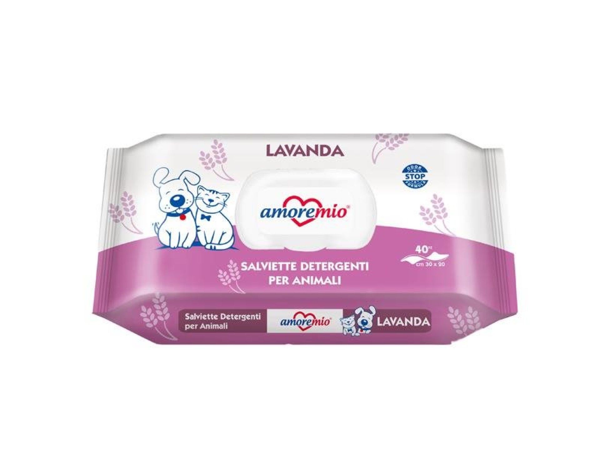 TOALHITAS H�MIDAS LAVANDA 40UN