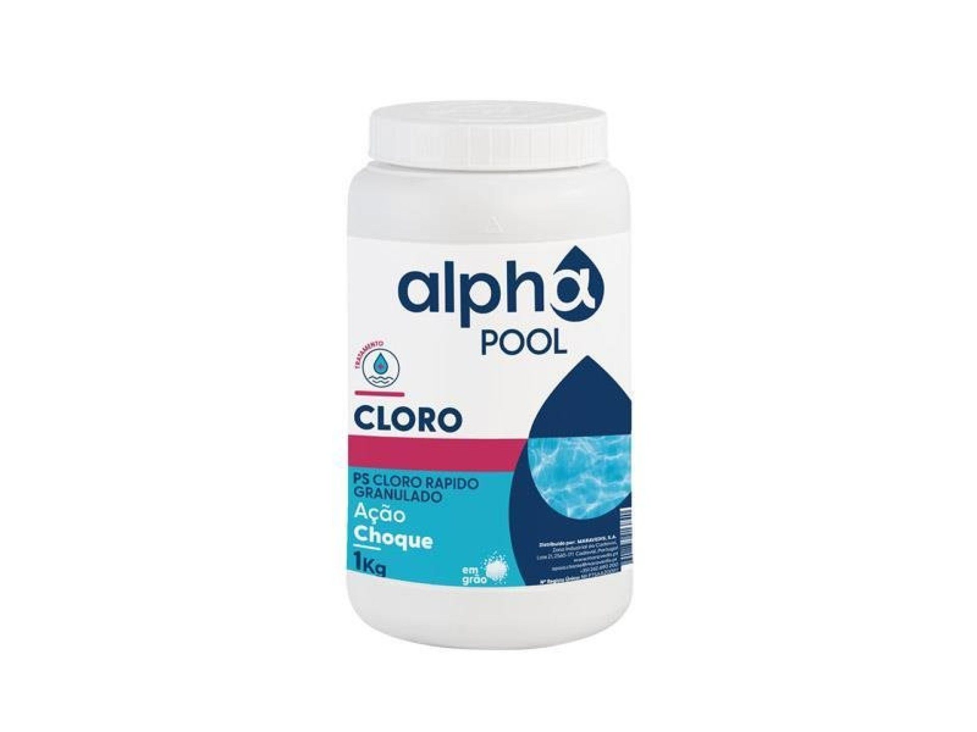 TRATAMENTO CLORO CHOQUE 1KG ALPHAPOOL TRATAMENTO CLORO CHOQUE 1KG ALPHAPOOL