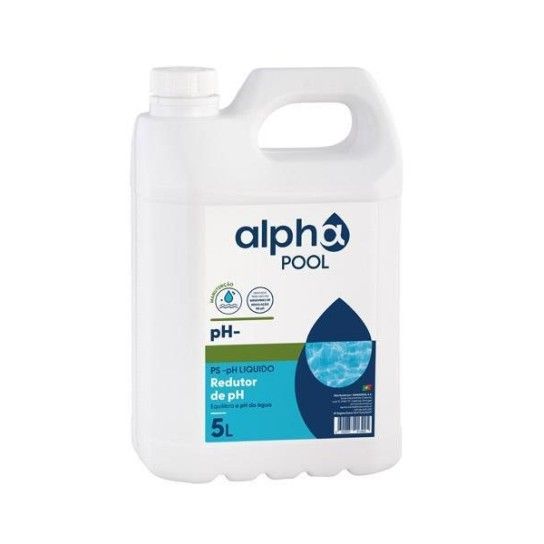 TRATAMENTO PH- (MENOS) LIQ 5LT ALPHAPOOL TRATAMENTO PH- (MENOS) LIQ 5LT ALPHAPOOL