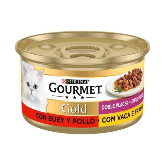 ALIMENTO GATO GOURMET GOLD DUO VACA FRANGO 85GR ALIMENTO GATO GOURMET GOLD DUO VACA FRANGO 85GR