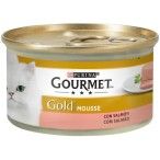 ALIMENTO GATO GOURMET GOLD MOUSSE SALMAO 85GR ALIMENTO GATO GOURMET GOLD MOUSSE SALMAO 85GR