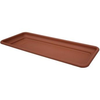PRATO RECTANGULAR GRANDE 100X5,2 PVC TERRACOTA