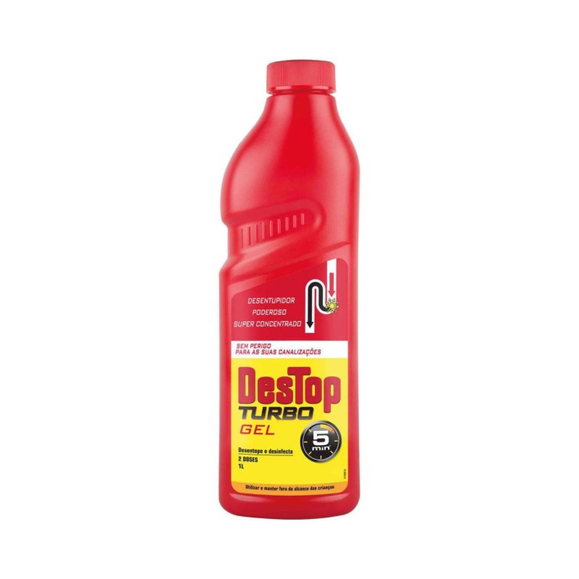 DESENTUPIDOR DESTOP TURBO GEL 1L DESENTUPIDOR DESTOP TURBO GEL 1L