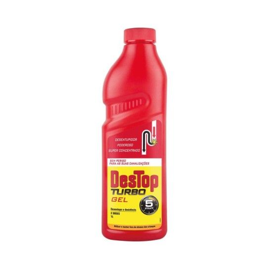 DESENTUPIDOR DESTOP TURBO GEL 1L DESENTUPIDOR DESTOP TURBO GEL 1L