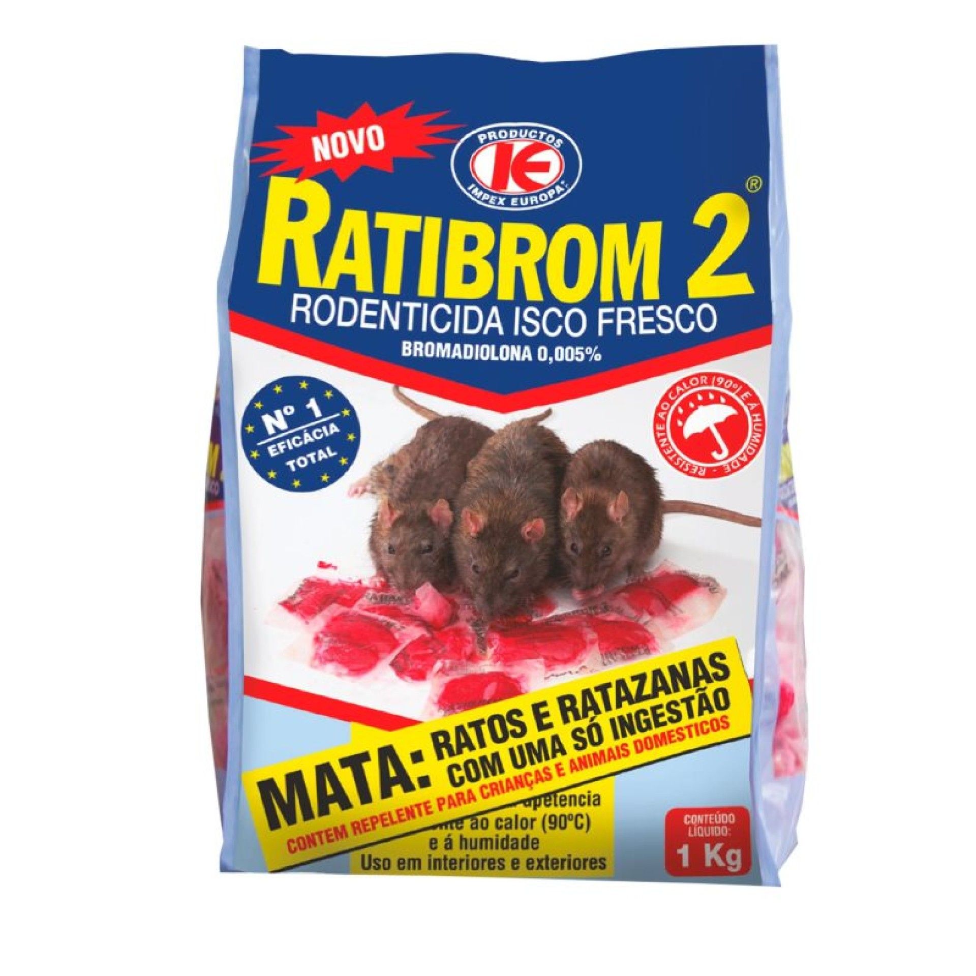 RATICIDA RATIBROM 2 PASTA 50PPM 1KG