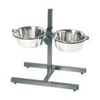 COMEDOURO INOX DUPLO AJUSTÁVEL 2X2250ML COMEDOURO INOX DUPLO AJUSTÁVEL 2X2250ML