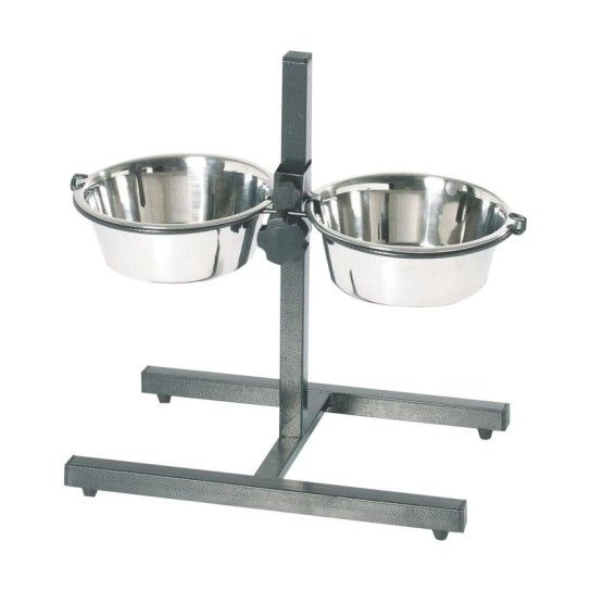COMEDOURO INOX DUPLO AJUSTÁVEL 2X2250ML COMEDOURO INOX DUPLO AJUSTÁVEL 2X2250ML