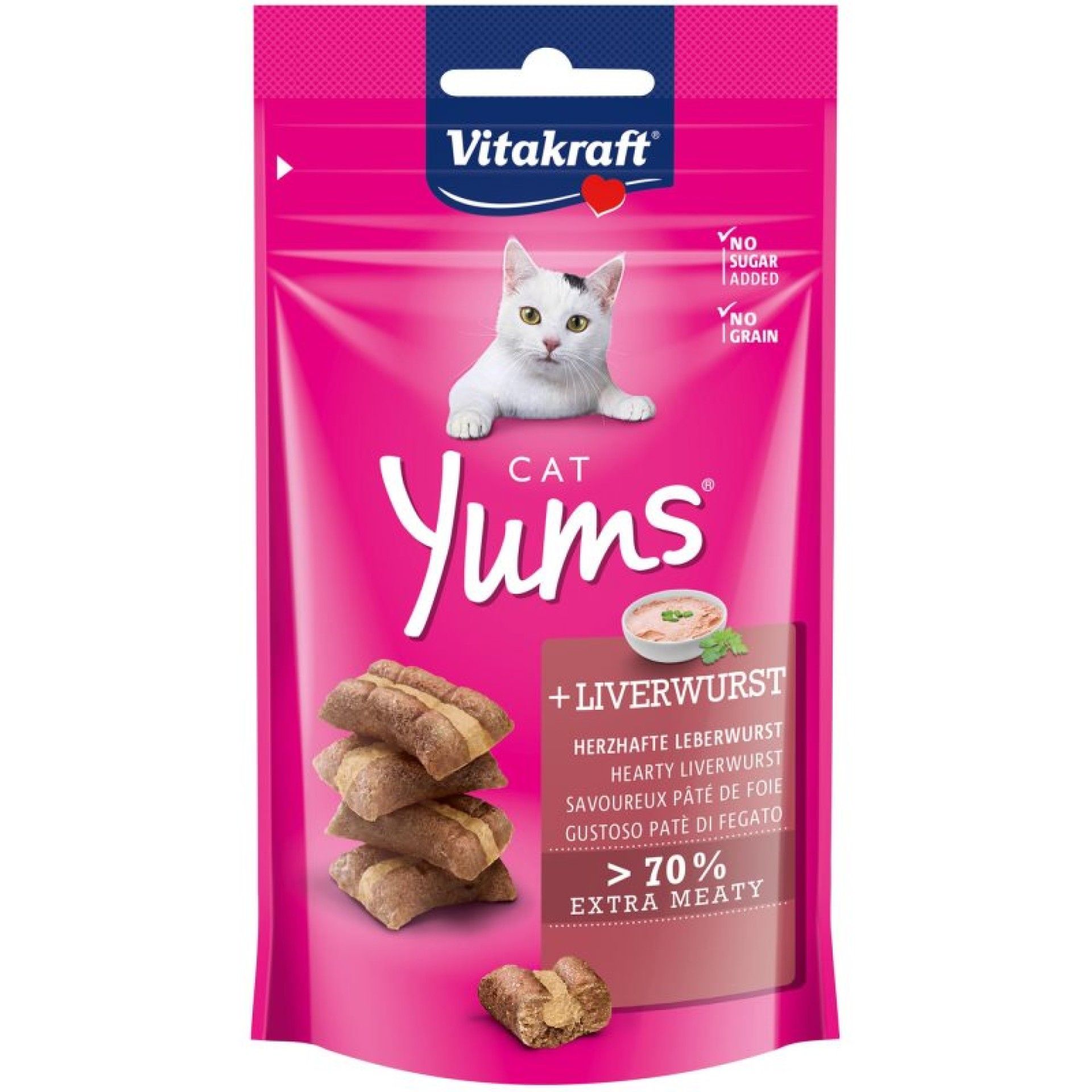 SNACK CAT YUMS SALSICHA FIGADO