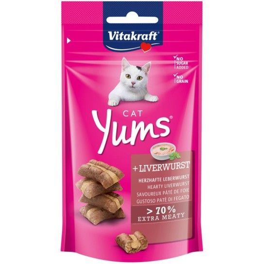 SNACK CAT YUMS SALSICHA FIGADO