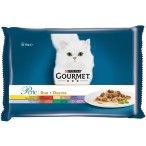 ALIMENTO GATO GOURMET PERLE CARNE DELICIAS 4X85GR ALIMENTO GATO GOURMET PERLE CARNE DELICIAS 4X85GR