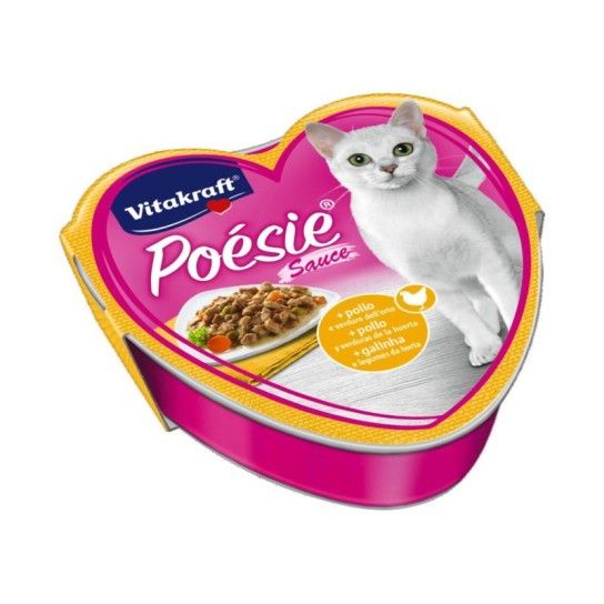 ALIMENTO GATO POESIE PEDACOS FRANGO E LEGUMES 85GR