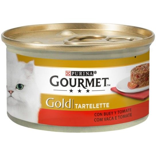 ALIMENTO GATO GOURMET GOLD VACA E TOMATE 85GR ALIMENTO GATO GOURMET GOLD VACA E TOMATE 85GR