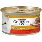 ALIMENTO GATO GOURMET GOLD VACA E TOMATE 85GR ALIMENTO GATO GOURMET GOLD VACA E TOMATE 85GR