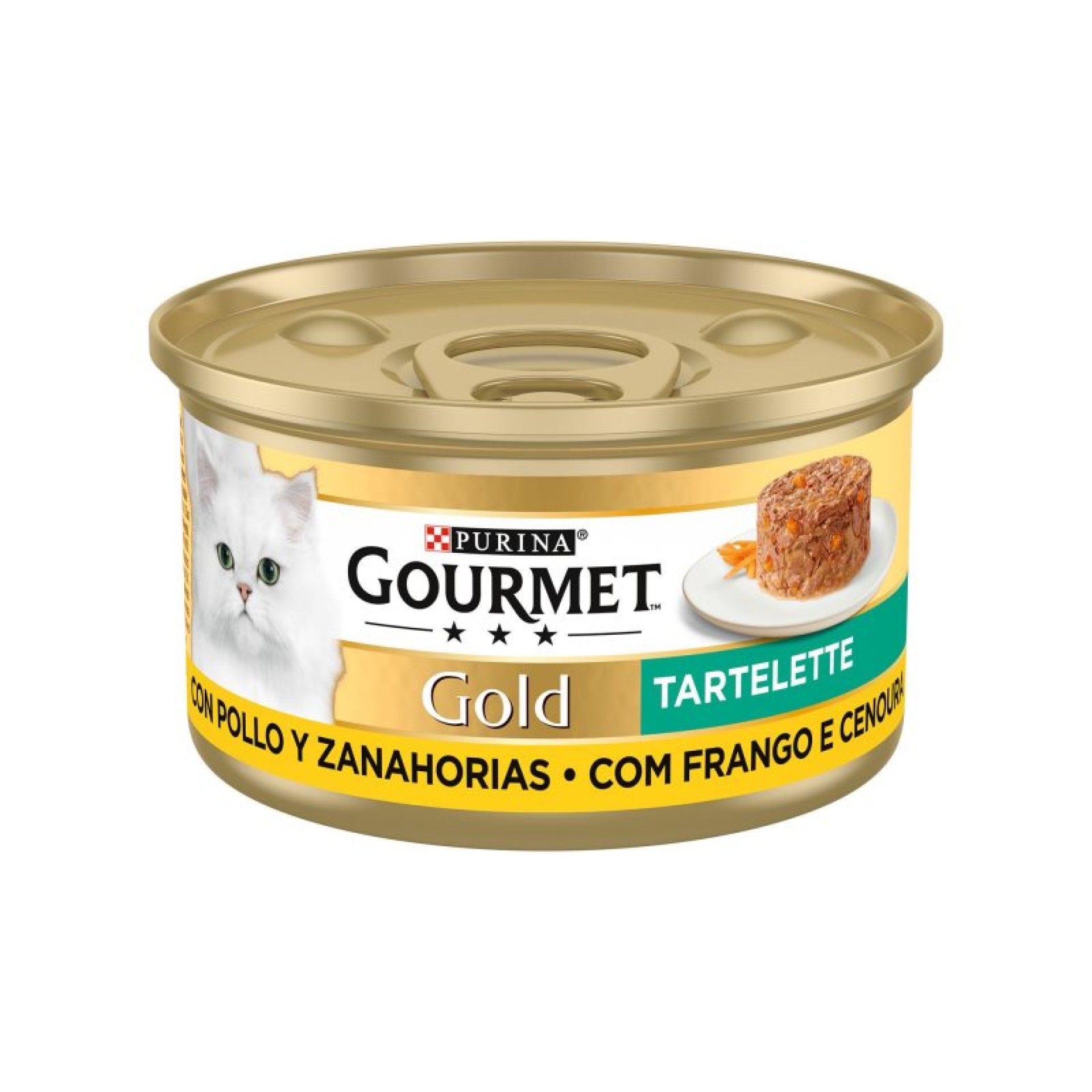 ALIMENTO GATO GOURMET GOLD FRANGO E CENOURA 85GR ALIMENTO GATO GOURMET GOLD FRANGO E CENOURA 85GR