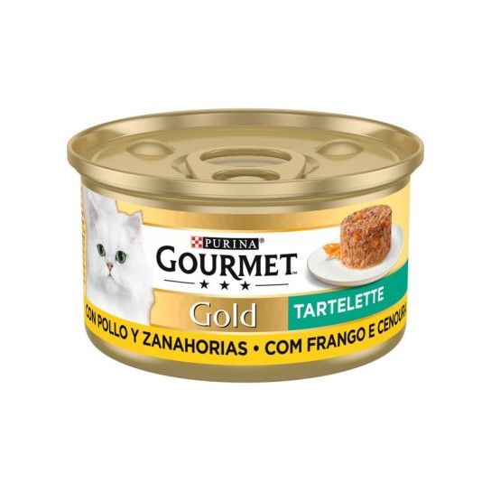 ALIMENTO GATO GOURMET GOLD FRANGO E CENOURA 85GR ALIMENTO GATO GOURMET GOLD FRANGO E CENOURA 85GR