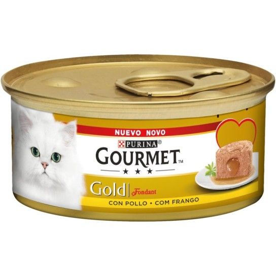 ALIMENTO GATO GOURMET GOLD FONDANT FRANGO 85GR ALIMENTO GATO GOURMET GOLD FONDANT FRANGO 85GR