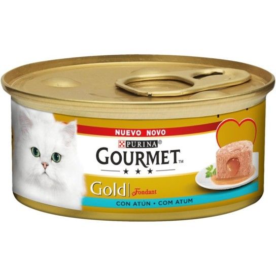 ALIMENTO GATO GOURMET GOLD FONDANT ATUM 85GR ALIMENTO GATO GOURMET GOLD FONDANT ATUM 85GR