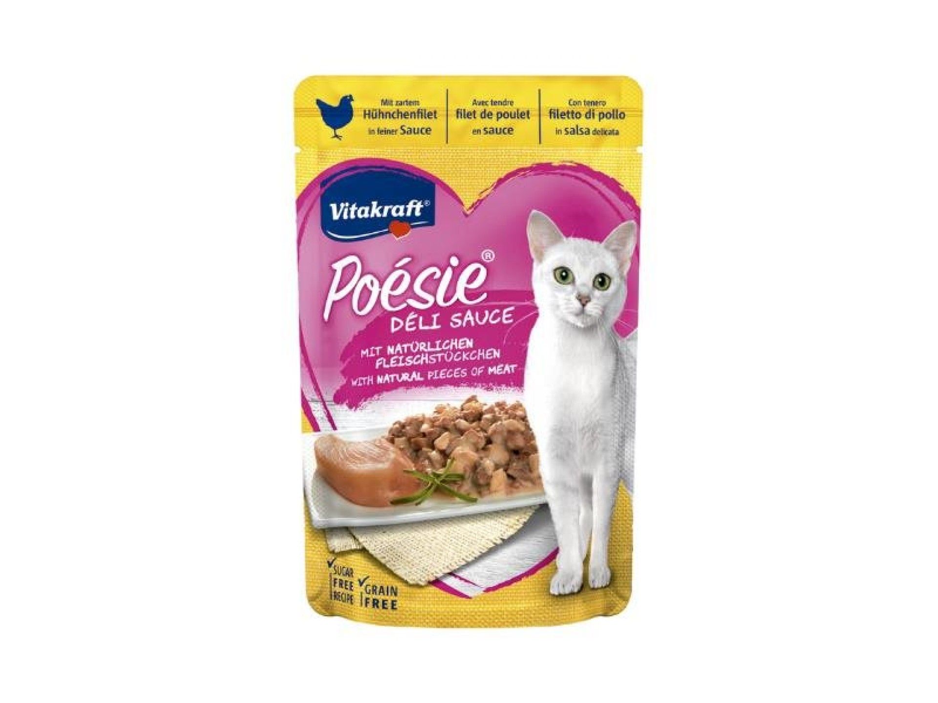 ALIMENTO GATO POESIE DELISAUC PED FRANGO 85GR ALIMENTO GATO POESIE DELISAUC PED FRANGO 85GR