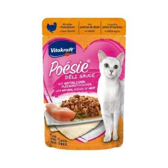 ALIMENTO GATO POESIE DELISAUC PEITO PERU 85GR