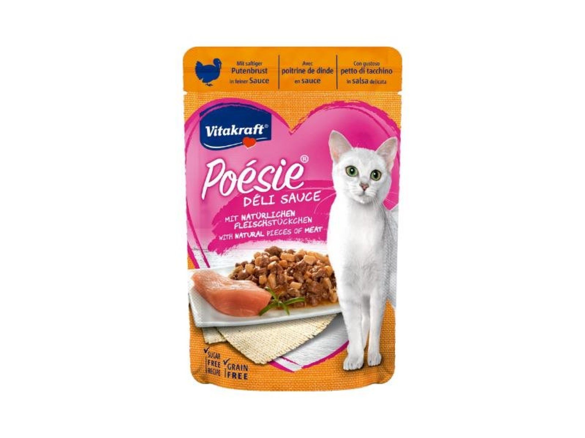 ALIMENTO GATO POESIE DELISAUC PEITO PERU 85GR ALIMENTO GATO POESIE DELISAUC PEITO PERU 85GR