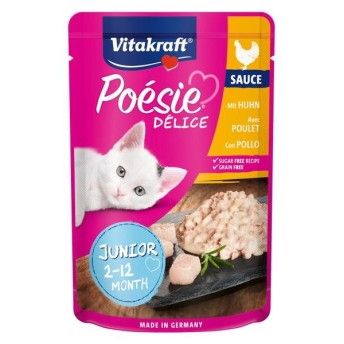 ALIMENTO GATO POESIE DELISAUC JUNIOR FRANGO 85GR ALIMENTO GATO POESIE DELISAUC JUNIOR FRANGO 85GR