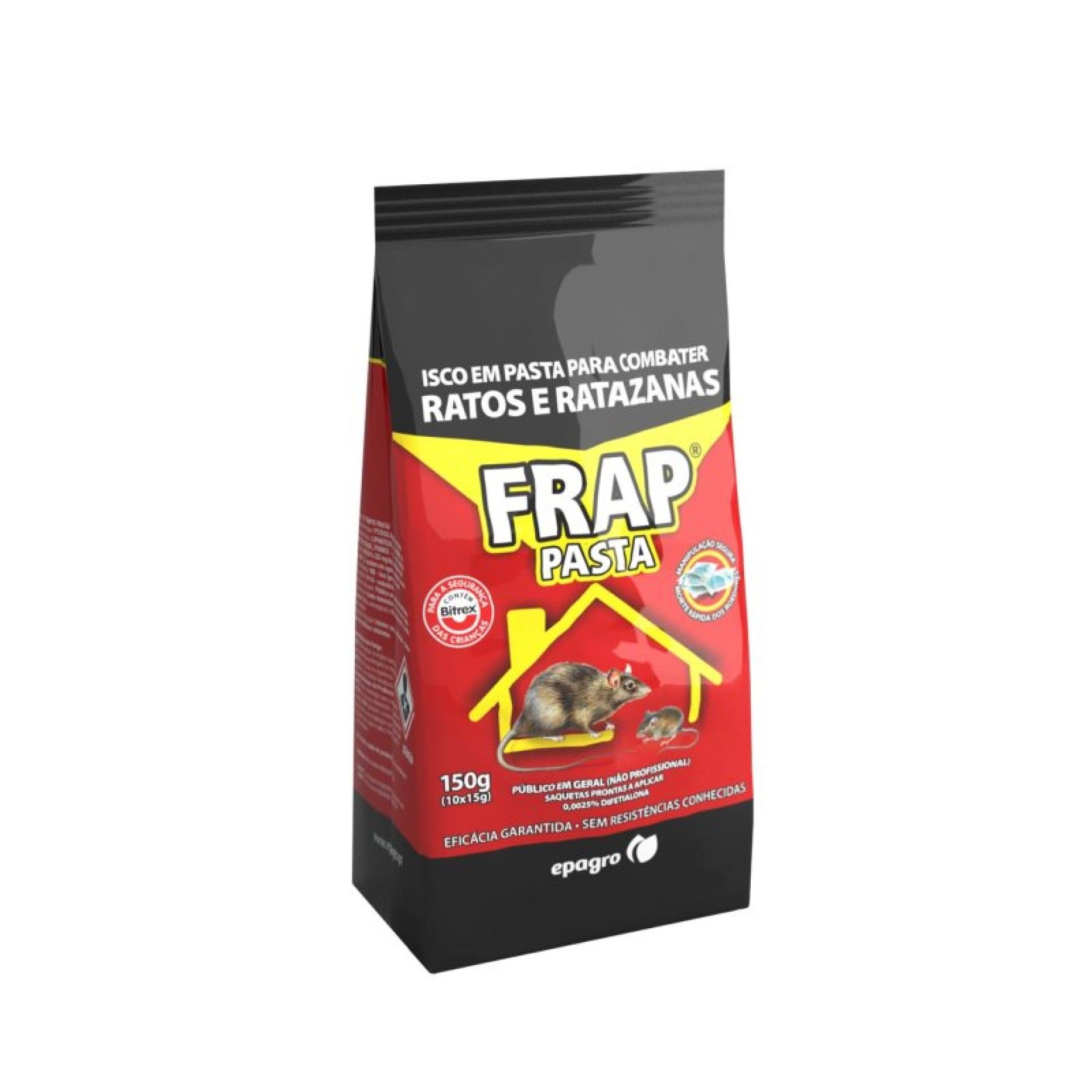 RATICIDA FRAP DIFETIALONA PASTA 25PPM 150GR RATICIDA FRAP DIFETIALONA PASTA 25PPM 150GR