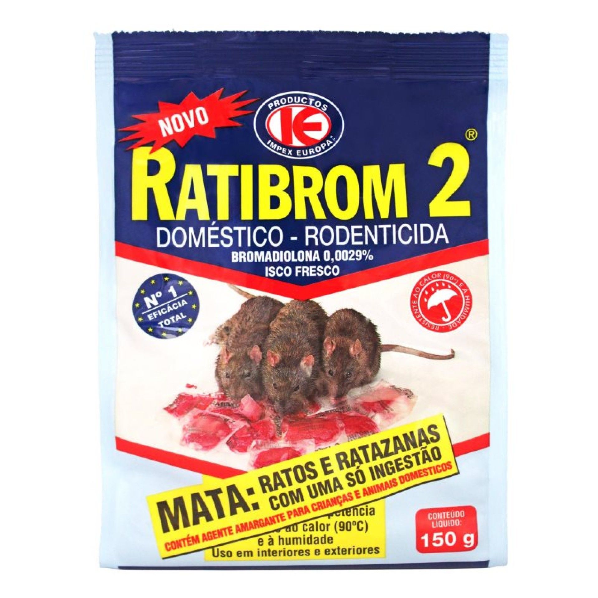 RATICIDA RATIBROM 2 PASTA 29PPM 150GR RATICIDA RATIBROM 2 PASTA 29PPM 150GR