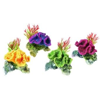 DECORACAO CORAL COM PLANTAS