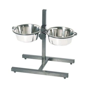 COMEDOURO INOX DUPLO AJUSTÁVEL 2X750ML COMEDOURO INOX DUPLO AJUSTÁVEL 2X750ML