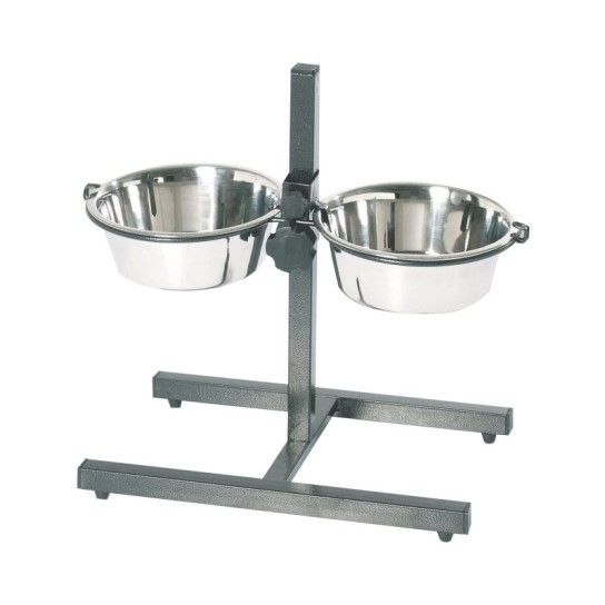 COMEDOURO INOX DUPLO AJUSTÁVEL 2X750ML COMEDOURO INOX DUPLO AJUSTÁVEL 2X750ML