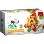 ALIMENTO GATO GOURMET NATURE FRANGO E PERÚ 4X85GR ALIMENTO GATO GOURMET NATURE FRANGO E PERÚ 4X85GR