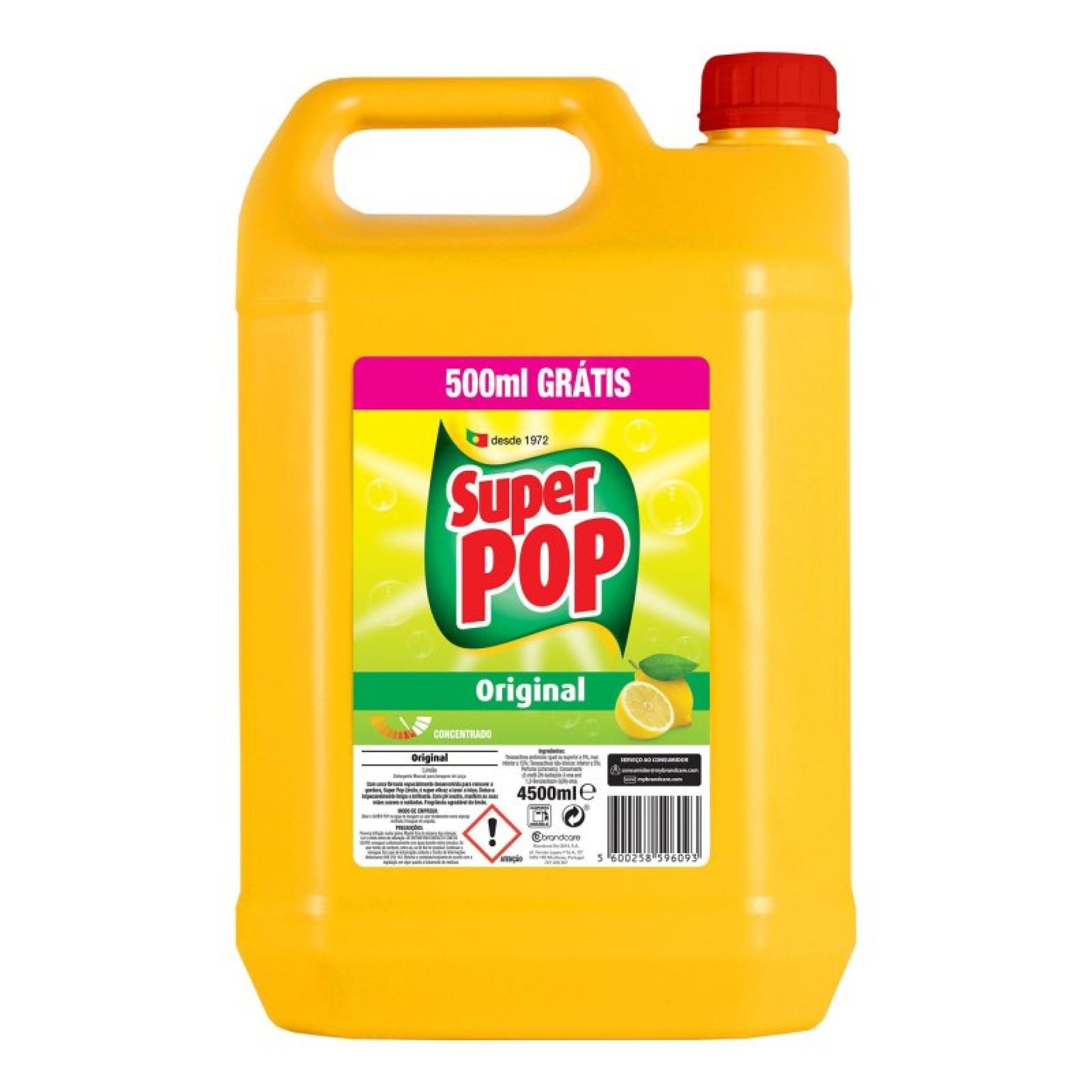 DETERGENTE LOIÇA SPOP LIMÃO 4+0,5LT DETERGENTE LOIÇA SPOP LIMÃO 4+0,5LT