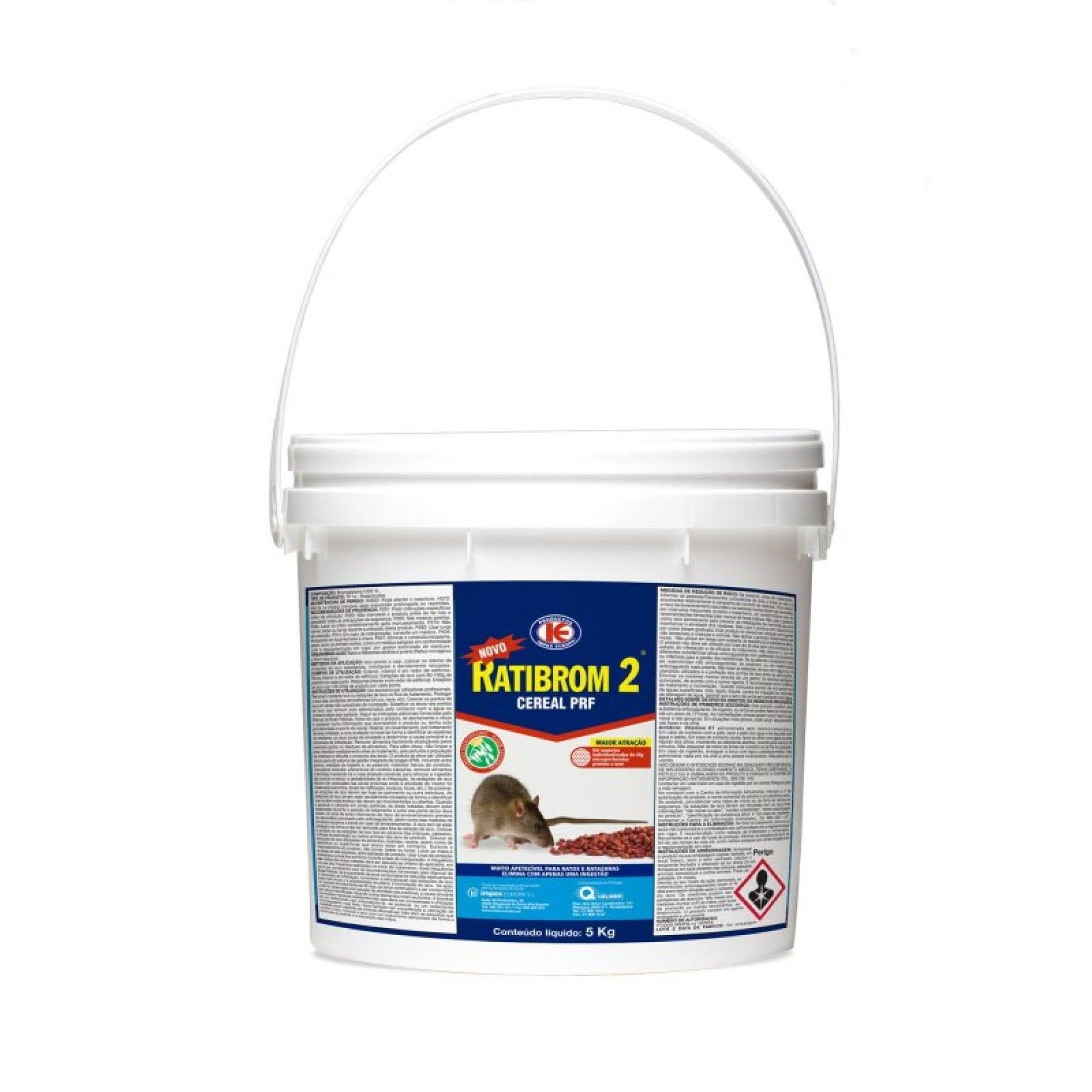 RATICIDA RATIBROM 2 CEREAL 50PPM BALDE 5KG RATICIDA RATIBROM 2 CEREAL 50PPM BALDE 5KG