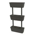 CONJUNTO FLOREIRAS VERTICAIS ANTRACITE 3UN CONJUNTO FLOREIRAS VERTICAIS ANTRACITE 3UN