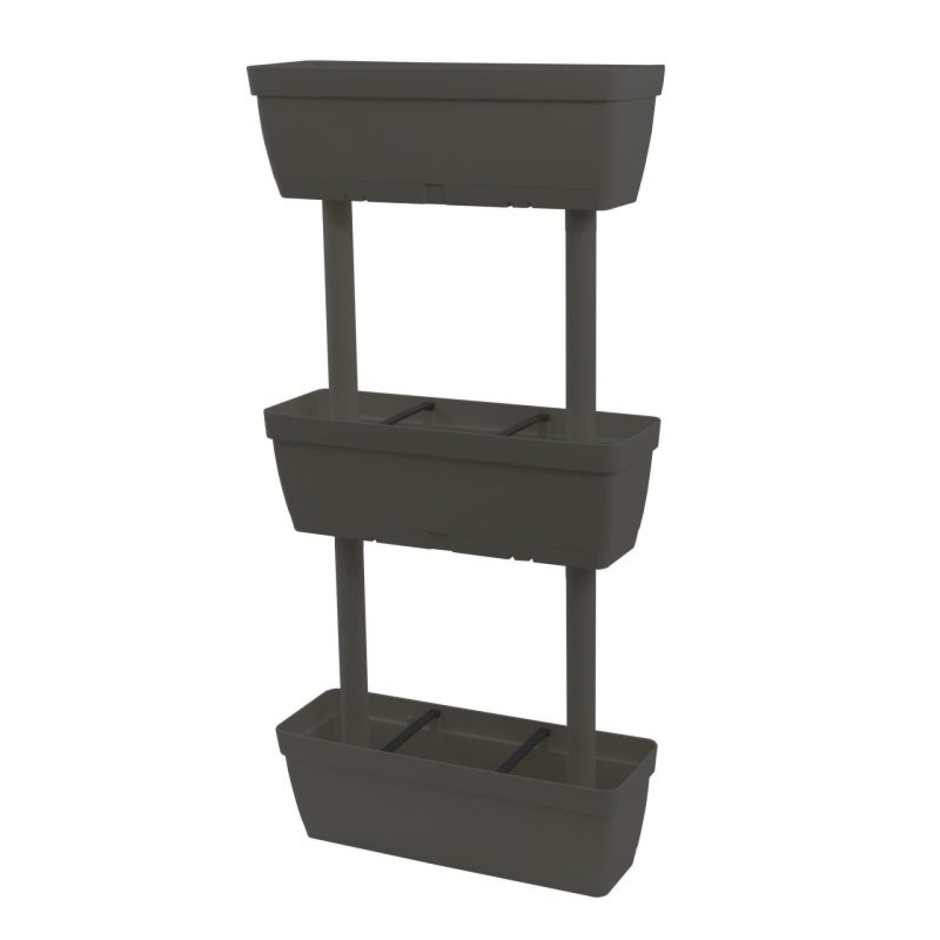 CONJUNTO FLOREIRAS VERTICAIS ANTRACITE 3UN CONJUNTO FLOREIRAS VERTICAIS ANTRACITE 3UN