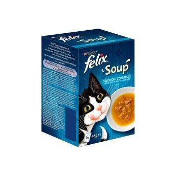 FELIX SOUP SELEC PEIXE 6X48GR FELIX SOUP SELEC PEIXE 6X48GR