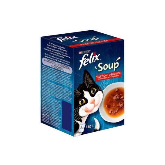 FELIX SOUP SELEÇÃO CARNES 6X48GR FELIX SOUP SELEÇÃO CARNES 6X48GR