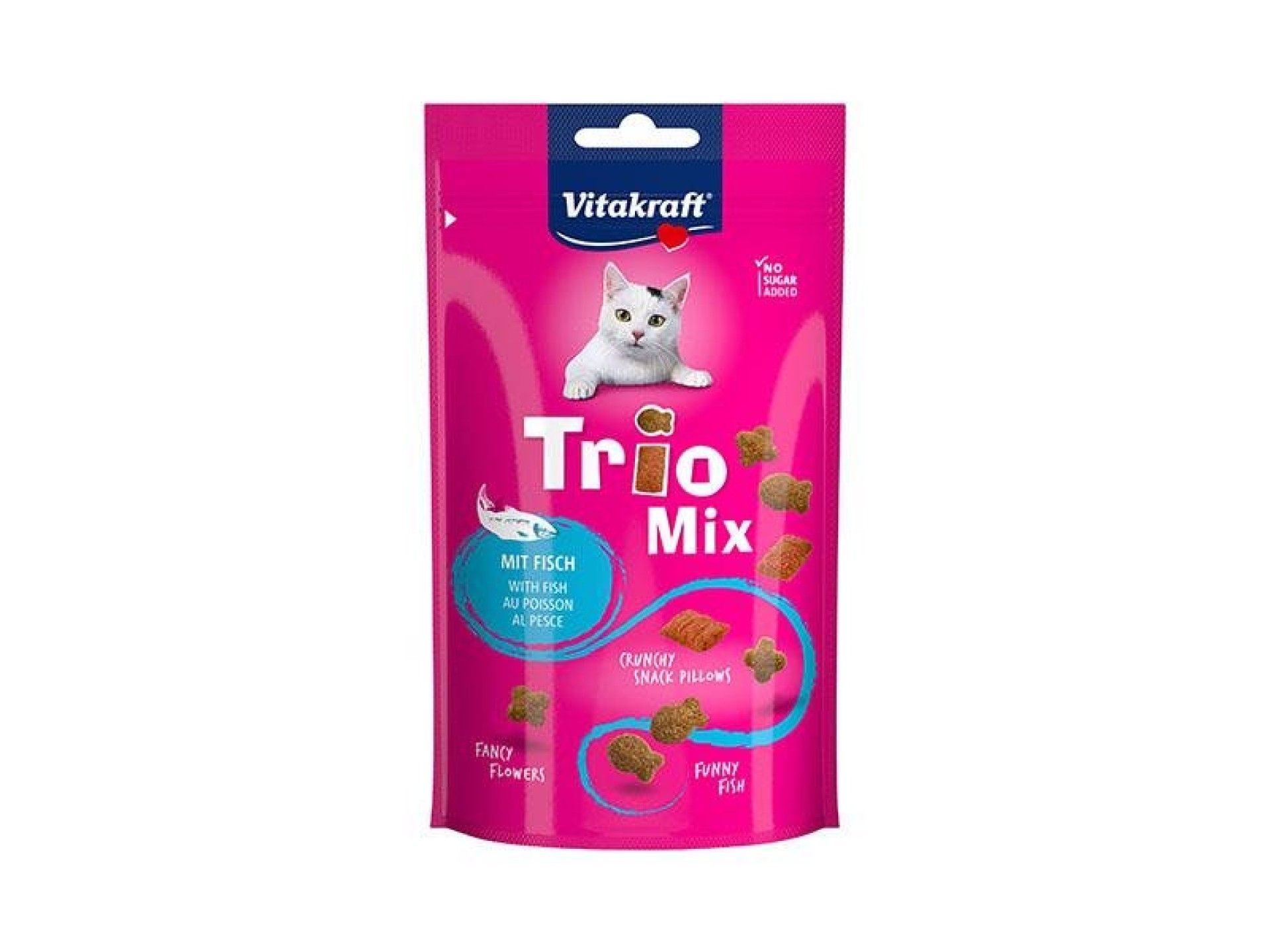 SNACK GATO TRIO PEIXE MIX 60GR SNACK GATO TRIO PEIXE MIX 60GR