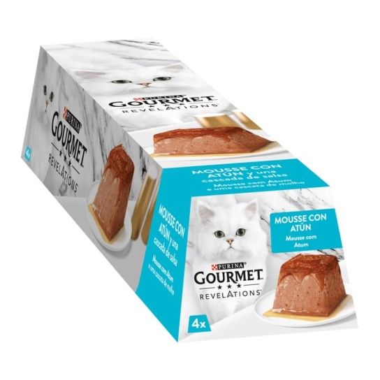 ALIMENTO GATO REVELATIONS ATUM 4X57GR