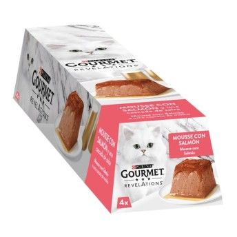 ALIMENTO GATO GOURMET REVELATIONS SALM�O 4X57GR