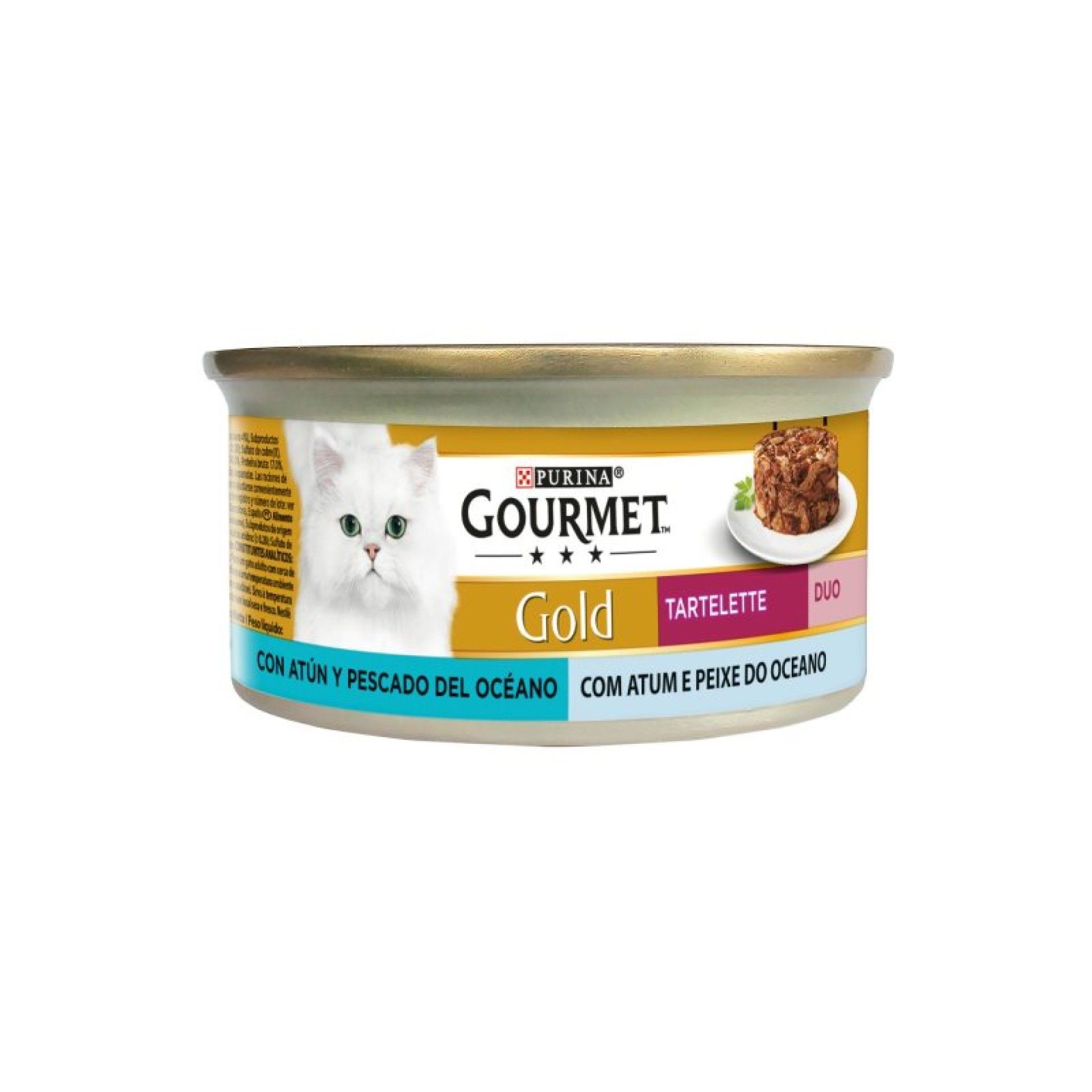 ALIMENTO GATO GOURMET GOLD TART PEIXE OCEAN 85GR ALIMENTO GATO GOURMET GOLD TART PEIXE OCEAN 85GR