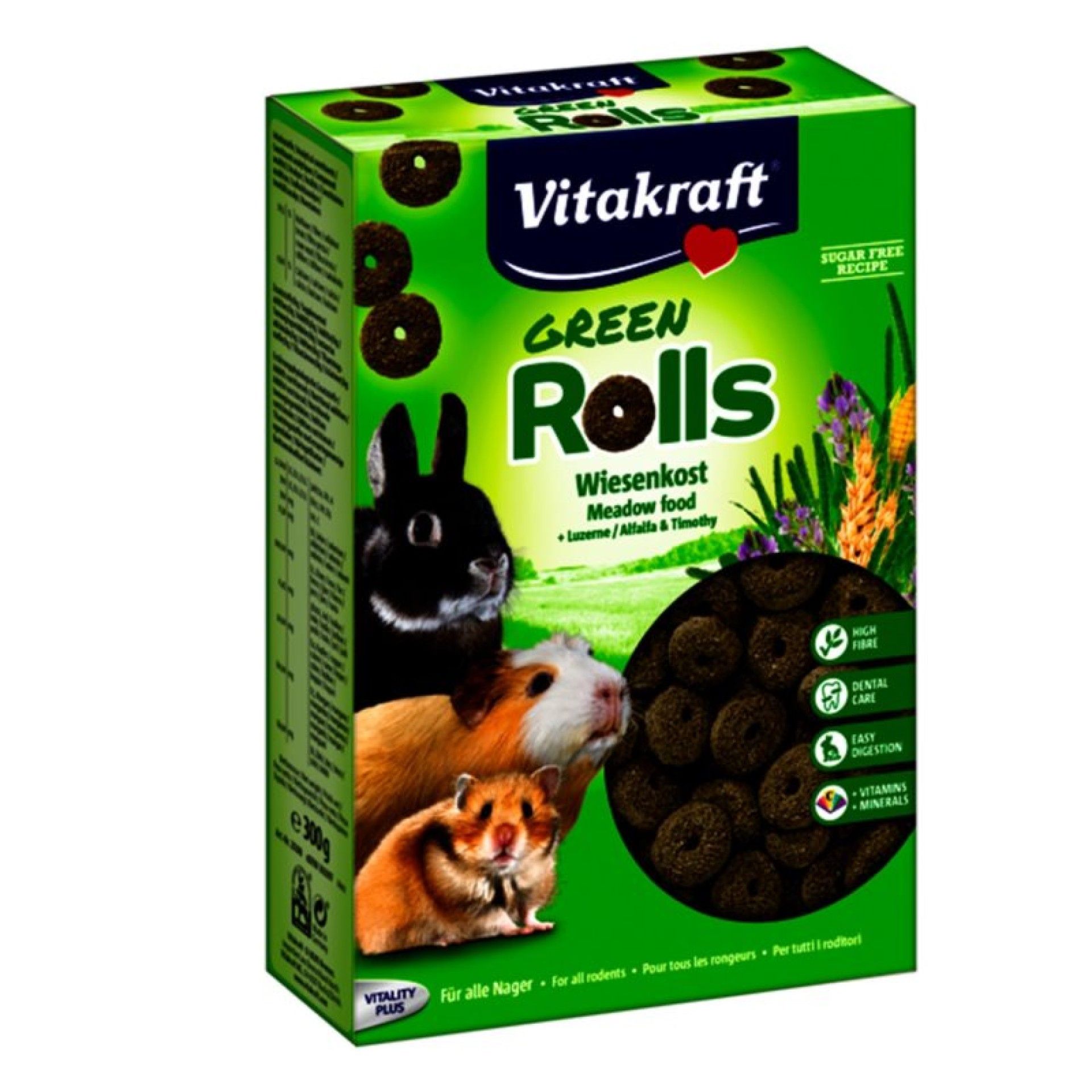 SNACK GREEN ROLLS ROEDORES 300GR