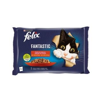 ALIMENTO GATO FANTASTIC SEL 4X85GR ALIMENTO GATO FANTASTIC SEL 4X85GR